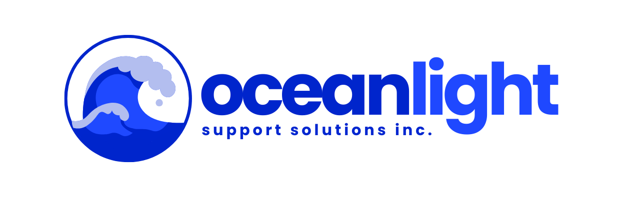 OceanLights Support Solutions Inc. logo, link to homepage